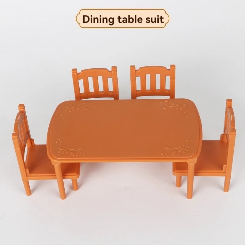 Ponyobaby Children's simulated play house mini toy model ornaments
