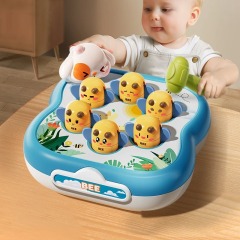 Ponyobaby Baby Mole Hammer Whack Toy Kids Cute Animal Hand Percussion Sound Educational Sensory Develop Toys for 3 Year Children Gifts