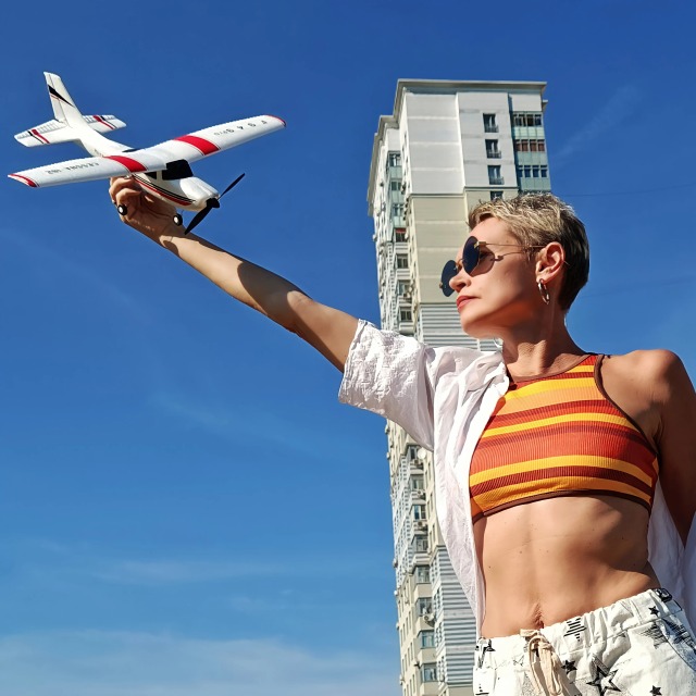 Ponyobaby WLtoys F949 2.4G 3D6G 3Ch RC Airplane Fixed Wing Plane Outdoor Toys Drone RTF Upgrade Version Digital Servo F949S With Gyroscope