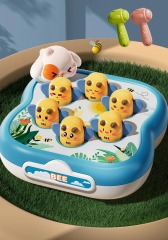 Ponyobaby Baby Mole Hammer Whack Toy Kids Cute Animal Hand Percussion Sound Educational Sensory Develop Toys for 3 Year Children Gifts