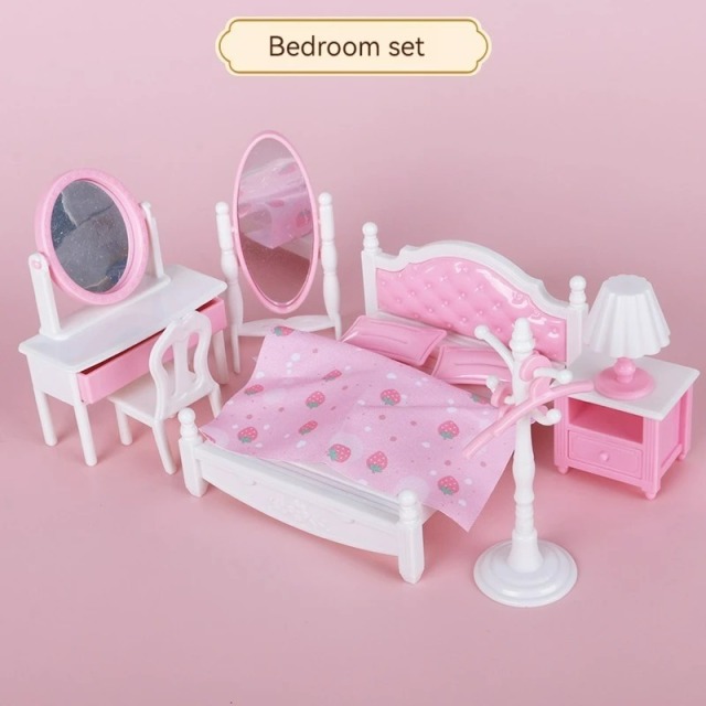 Ponyobaby Children's simulated play house mini toy model ornaments