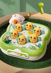 Ponyobaby Baby Mole Hammer Whack Toy Kids Cute Animal Hand Percussion Sound Educational Sensory Develop Toys for 3 Year Children Gifts