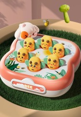 Ponyobaby Baby Mole Hammer Whack Toy Kids Cute Animal Hand Percussion Sound Educational Sensory Develop Toys for 3 Year Children Gifts