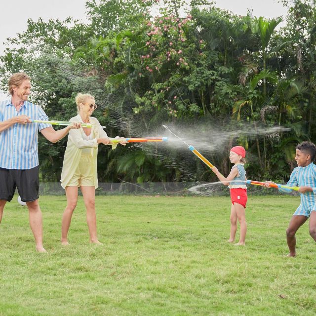 Ponyobaby 18 Pack 16.5'' Water Gun,Super Soaker Blaster Squirt Guns, Bulk Summer Outdoor Swimming Pool, Backyard, Beach Water Game Fighting Play Pool Toys