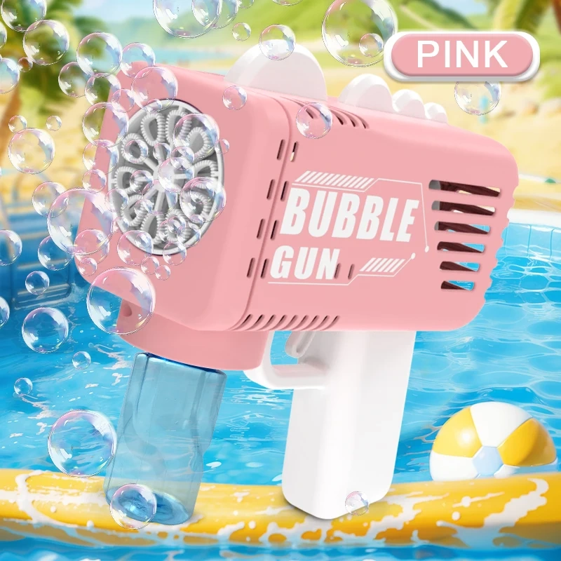 Ponyobaby Children's Bubble Toy Dinosaur Bubble Gun Fully Automatic Bubble Toy Parent Child Interactive Game without Battery Bubble Water