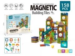 Ponyobaby Magnetic Building Blocks STEM Toys for Kids, 3D Transparent Educational Magnetic Tiles Learning Toys for Kids  Birthday Gift