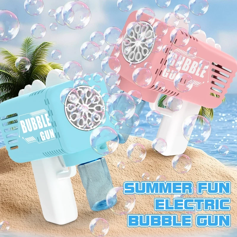 Ponyobaby Children's Bubble Toy Dinosaur Bubble Gun Fully Automatic Bubble Toy Parent Child Interactive Game without Battery Bubble Water