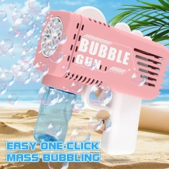 Ponyobaby Children's Bubble Toy Dinosaur Bubble Gun Fully Automatic Bubble Toy Parent Child Interactive Game without Battery Bubble Water