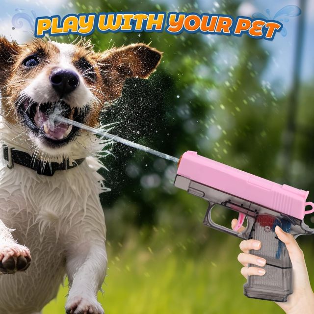 Ponyobaby 2 Pack Water Guns for Kids - Squirt Gun Water Blaster Soaker Water Pistol Toys for Toddlers Child Boys Girls, Ideal Summer Gifts for Swimming Pool Beach Party Outdoor Shooting Game Water Fighting Toy