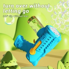 Ponyobaby Outdoor wedding bubble gun toy, children's bubble toy, parent-child interactive game without battery bubble water