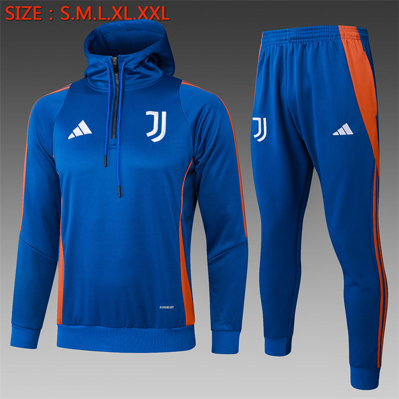 【Adult Training Wear 】F613 # 2425 Half Pull Hat Juventus Goes to Green