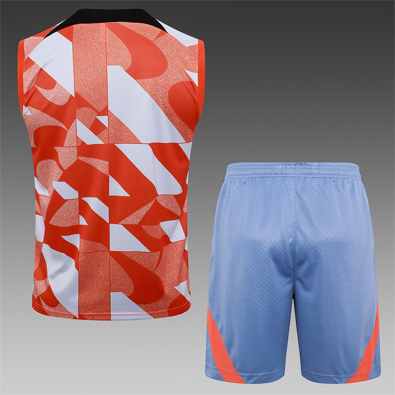 【Adult Training Vest 】D1104 # 2425 vest Inter Milan orange inkjet