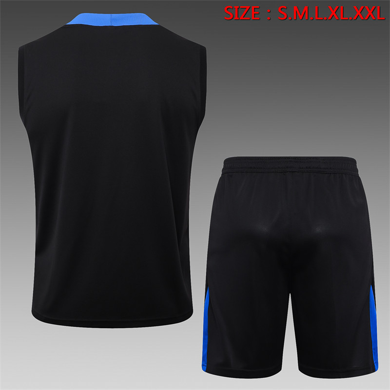 【Adult Training Vest 】D1031 # 2425 vest Inter Milan black