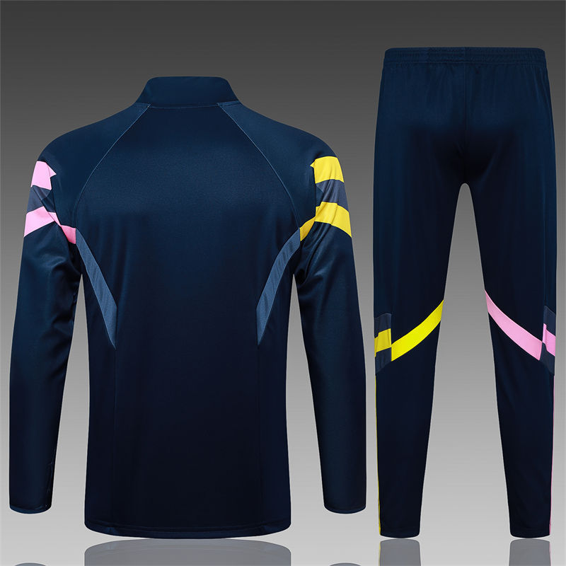 【Adult Training Wear 】B976 # 2425 Half Pull Juventus Blue