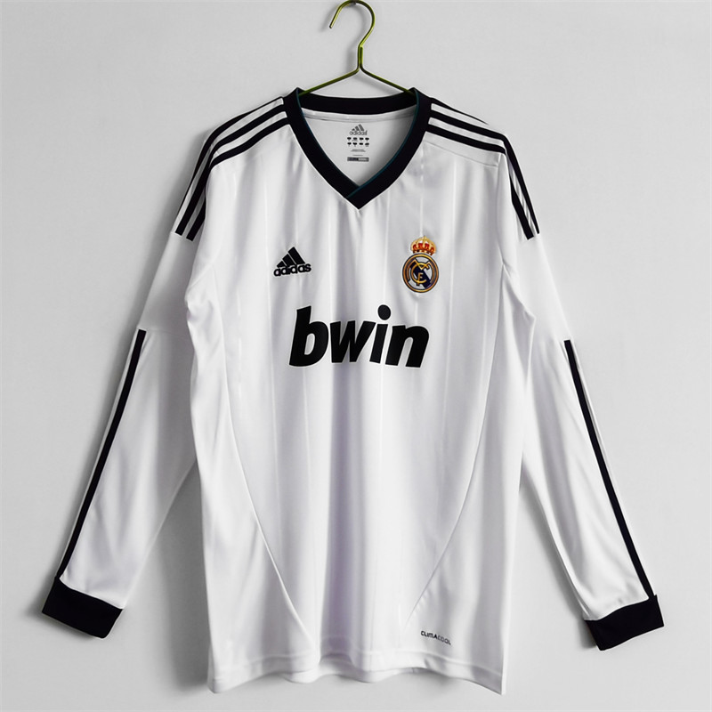 【Retro shirt Long sleeves】2012/13 Real Madrid Home Jersey