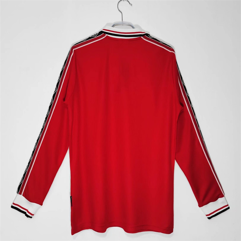 【Retro shirt Long sleeves】1998/99 M-U Home Jersey