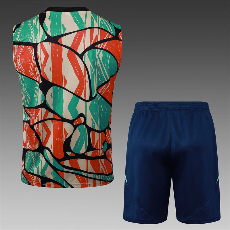 【Adult Training Vest 】D1246 # 2425 vest Arsenal Red Green Inkjet