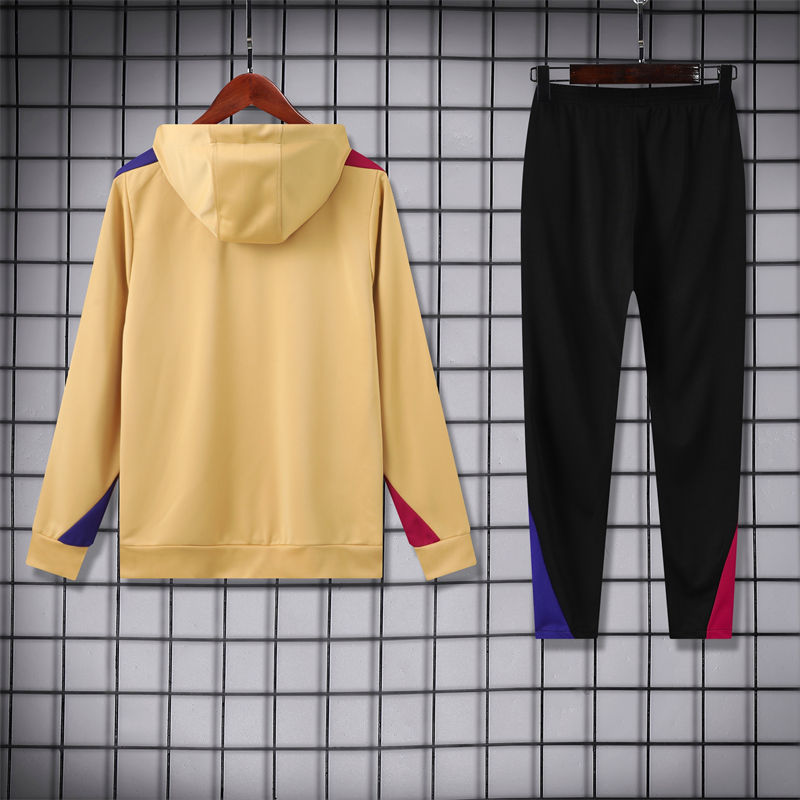 【Adult Training Wear 】418 # 24/25 Barcelona hooded training wear