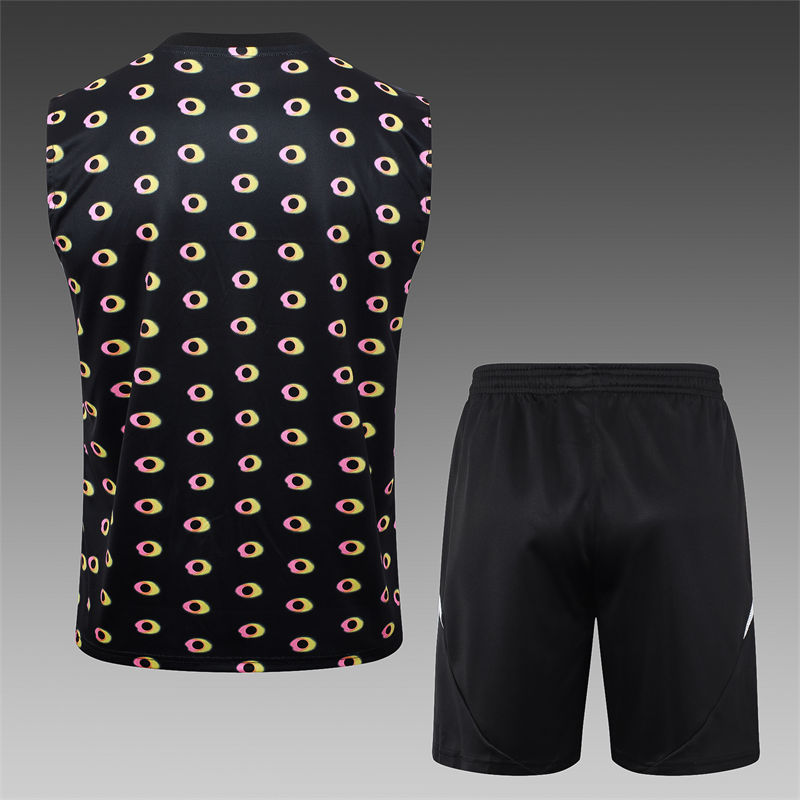 【Adult Training Vest 】D1190 # 2425 vest Juventus black inkjet