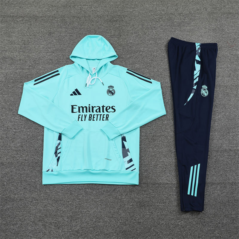 【Adult Training Wear 】418 # 24/25 Real Madrid hooded training wear