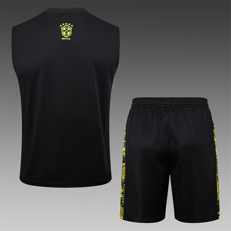 【Adult Training Vest 】D1214 # 2425 vest Brazil yellow inkjet