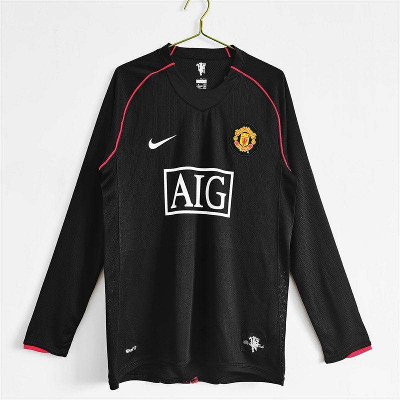 【Retro shirt Long sleeves】2007/08 M-U Away Jersey