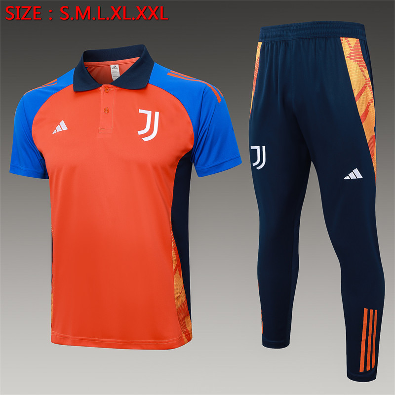 【Adult Training POLO】C1108 # 2425POLO Juventus Orange