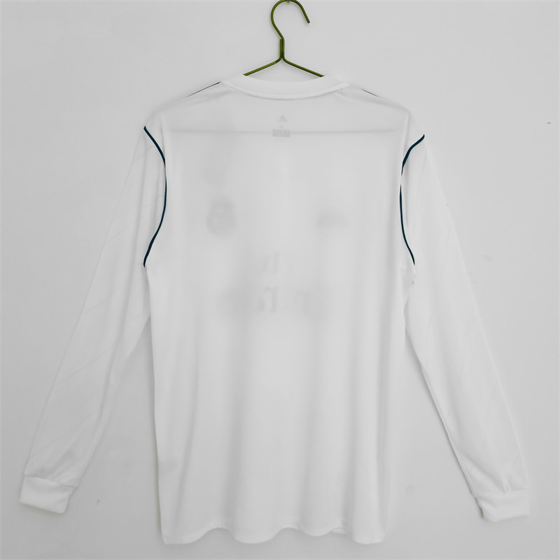 【Retro shirt Long sleeves】2017/18 Real Madrid Home Jersey