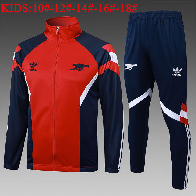 【Kids Kit Training Wear】E948 # 2425 Long Pull Arsenal Red (Retro Edition) Children's Clothing