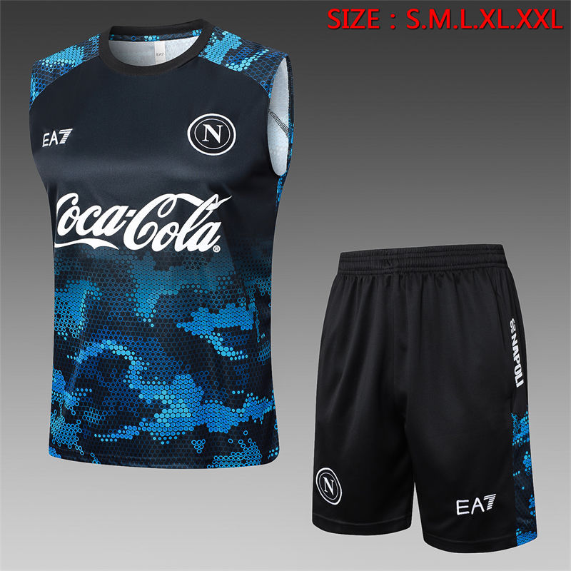 【Adult Training Vest 】D1212 # 2425 vest Napoli black inkjet