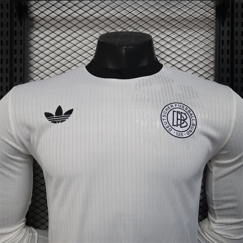 【Player Version Long sleeves】2025 Germany 125th White Jersey