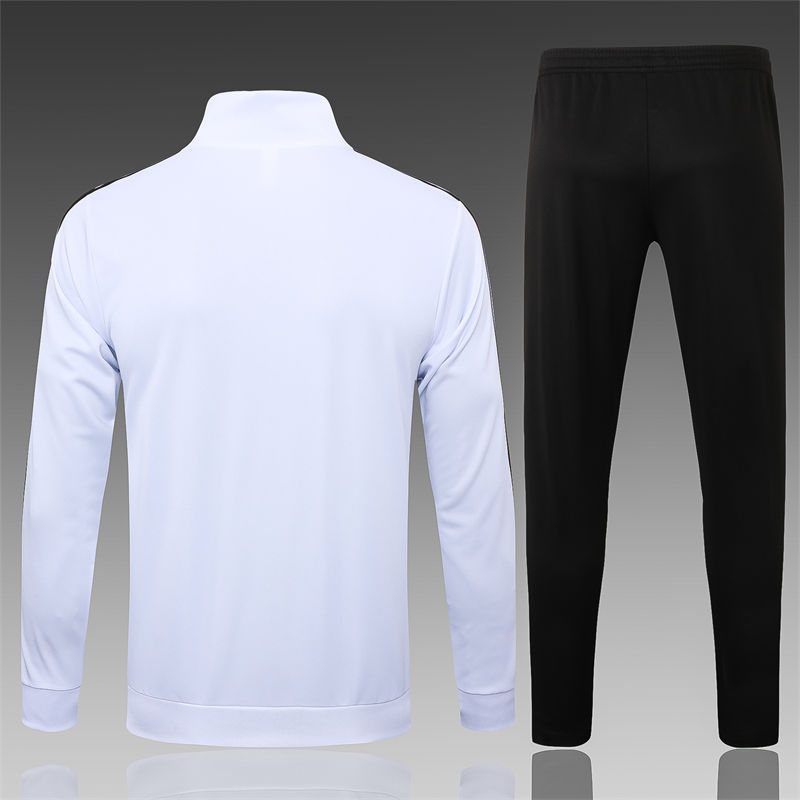 【Adult Training Wear 】A791 # 2425 Long Pull White Germany (Black Three Sides)