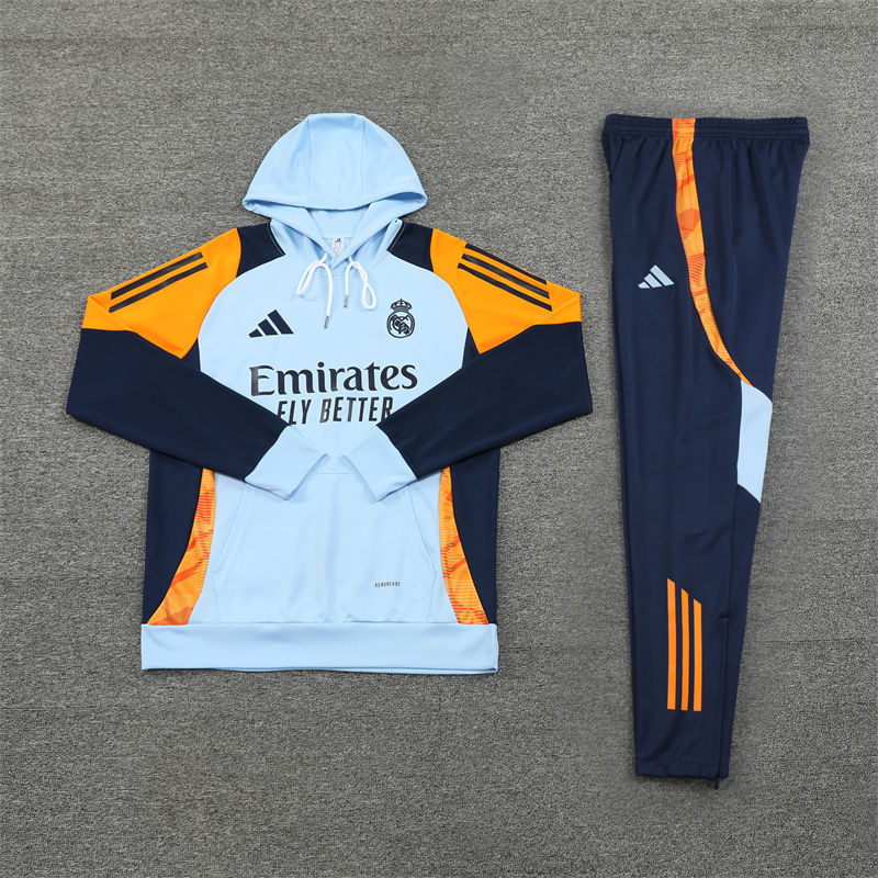 【Adult Training Wear 】418 # 24/25 Real Madrid hooded training wear