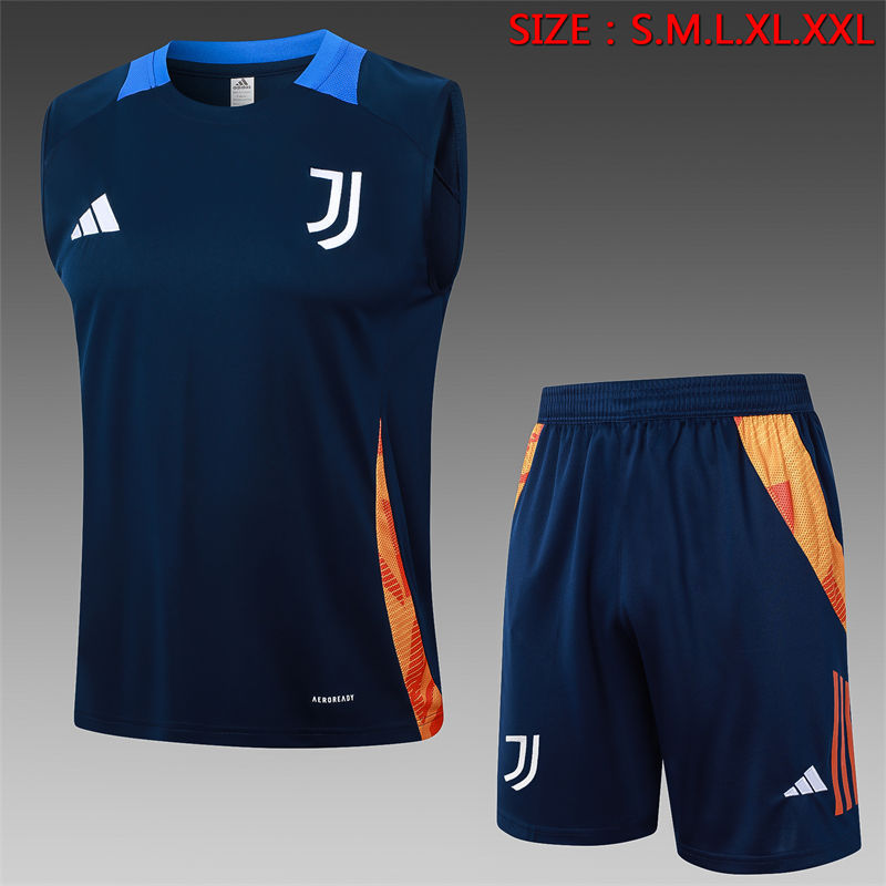 【Adult Training Vest 】D1168 # 2425 vest in Juventus Bao blue