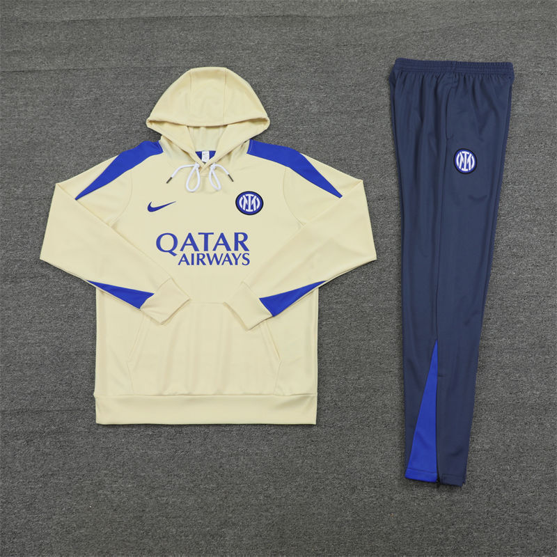 【Adult Training Wear 】418 # 24/25 Inter Milan hooded training wear