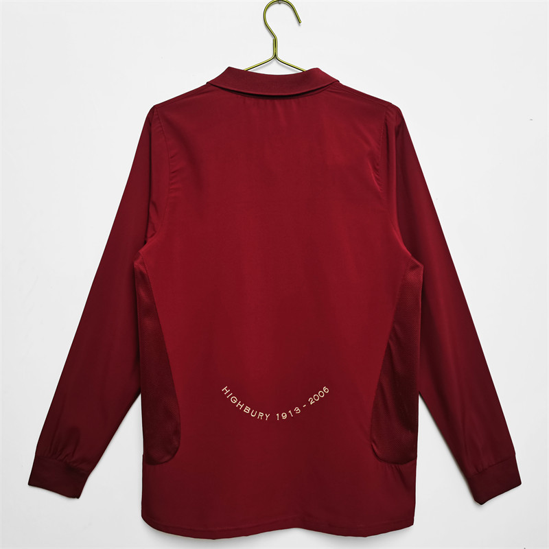 【Retro shirt Long sleeves】2005/06 Arsenal Home Jersey