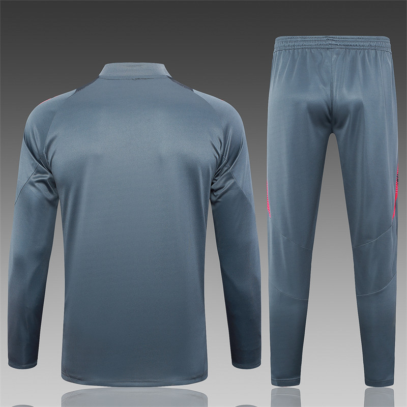 【Adult Training Wear 】B842 # 2425 Half Pull Germany Deep Grey