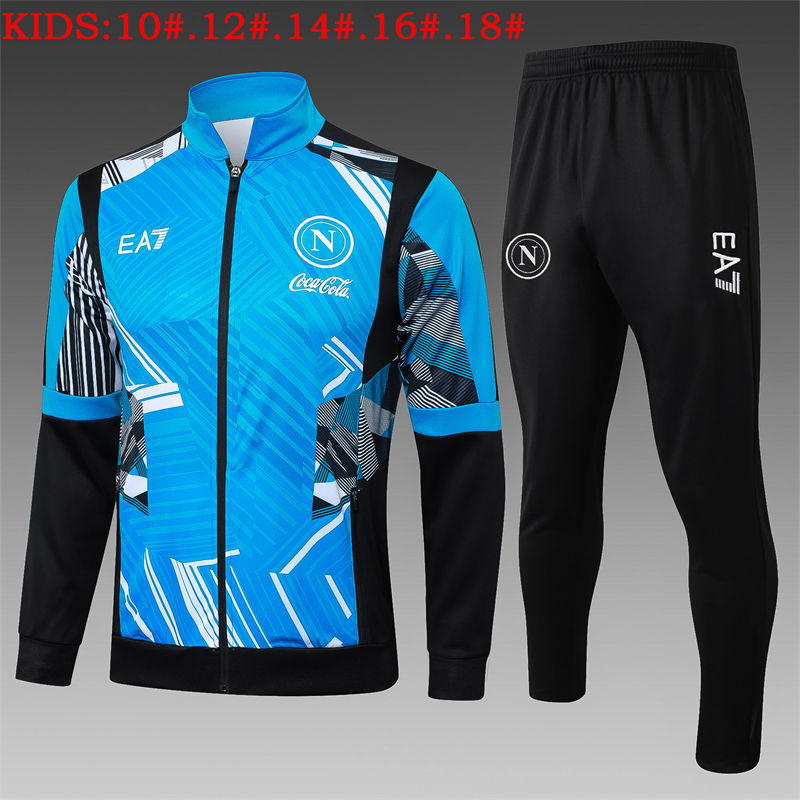 【Kids Kit Training Wear】E954 # 2425 Long Pull Napoli Lake Orchid Inkjet Children's Clothing