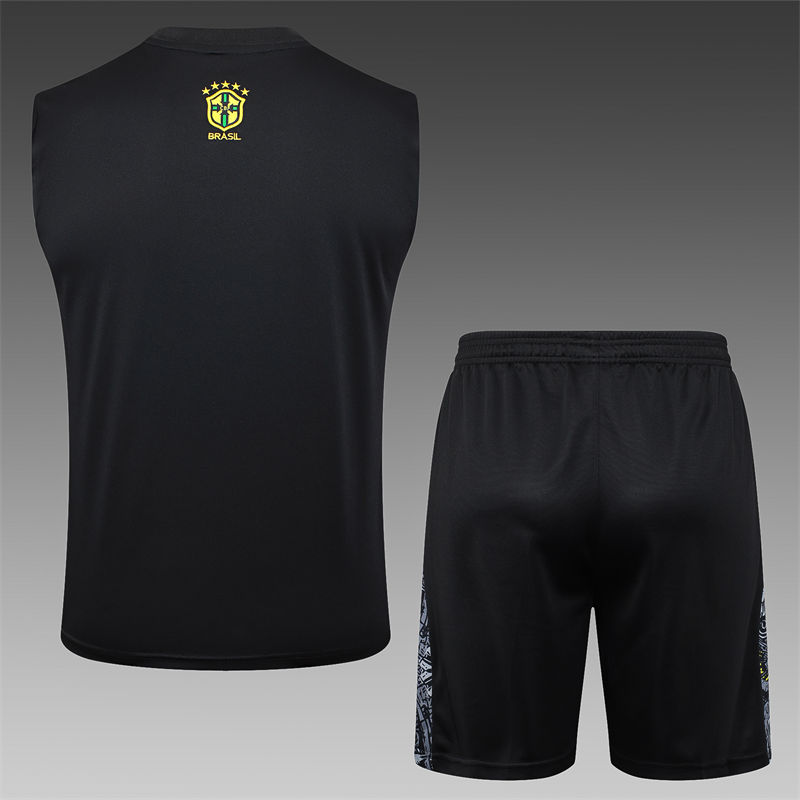 【Adult Training Vest 】D1215 # 2425 vest Brazil black inkjet