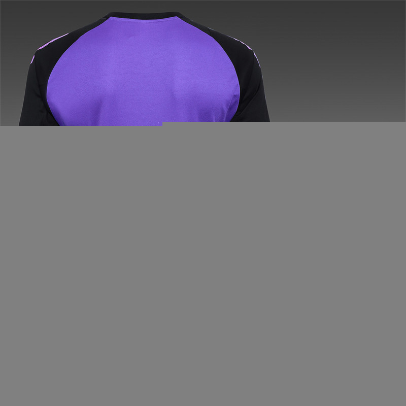 【Adult Training Short sleeve】D1048 # 2425 short sleeved Germany purple (paired with cropped pants)