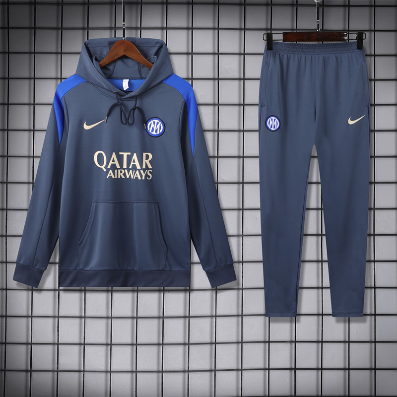 【Adult Training Wear 】418 # 24/25 Inter Milan hooded training wear