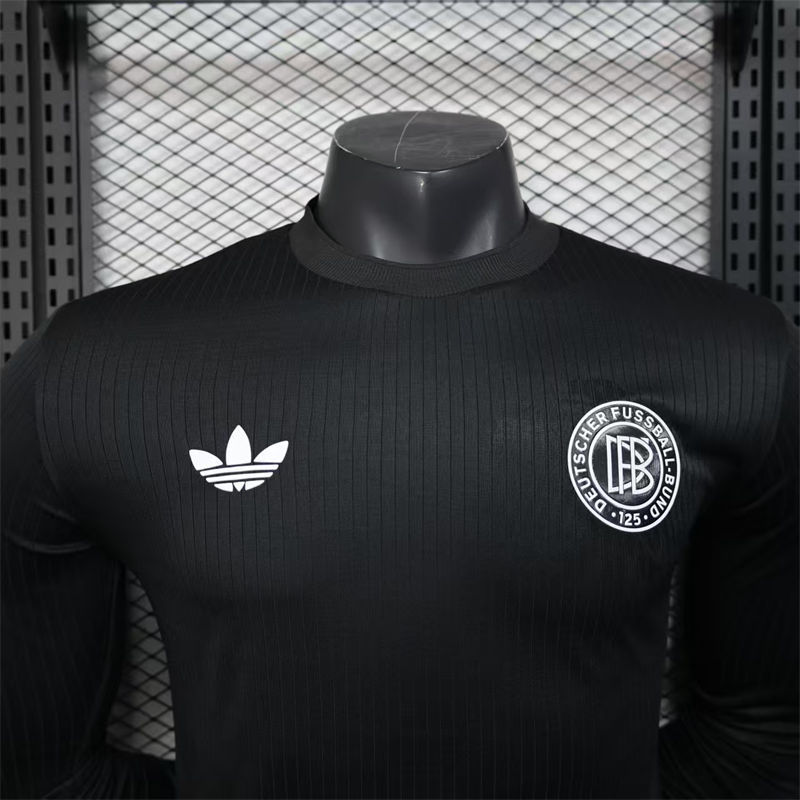 【Player Version Long sleeves】2025 Germany 125th Black Jersey