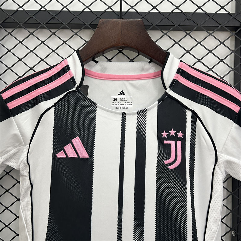 【Adult / Kids Kit】25/26 Juventus Home Jersey