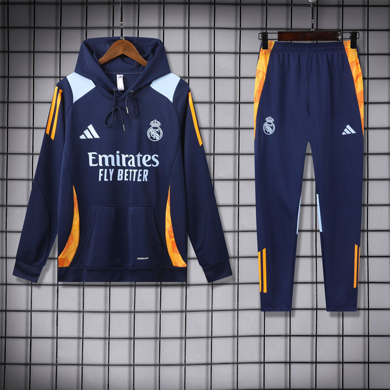 【Adult Training Wear 】418 # 24/25 Real Madrid hooded training wear