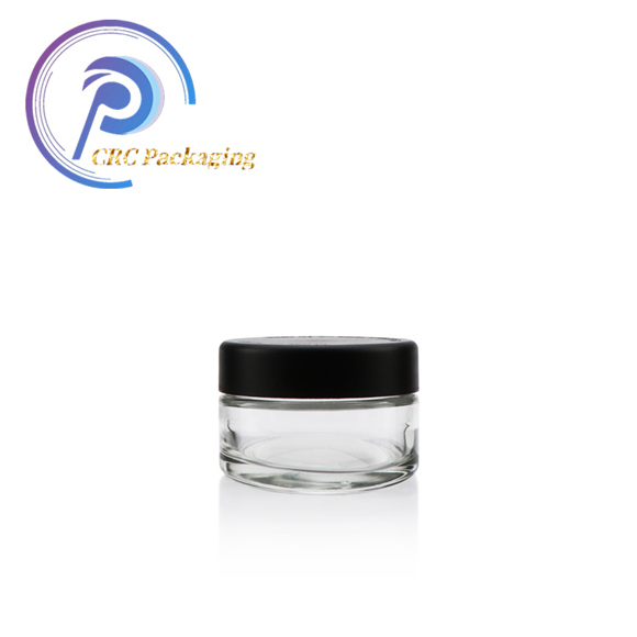 1 GRAM GLASS FLOWER JARS - CHILD RESISTANT JAR