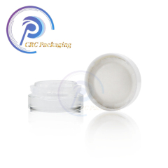 Glass Concentrate Jar 5ml 9ml w/ Black Child Resistant Cap