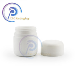 4oz opal glass marijuana jar with child resistant cap