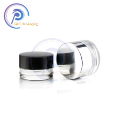 5ml 7ml 9ml  concentrate jar with aluminum cap CBD oil glass jar