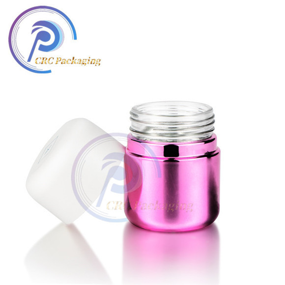 Wholesale pink 2oz 3oz 4oz  Cannabis glass jar custom color