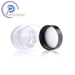 5ml 7ml 9ml  concentrate jar with aluminum cap CBD oil glass jar